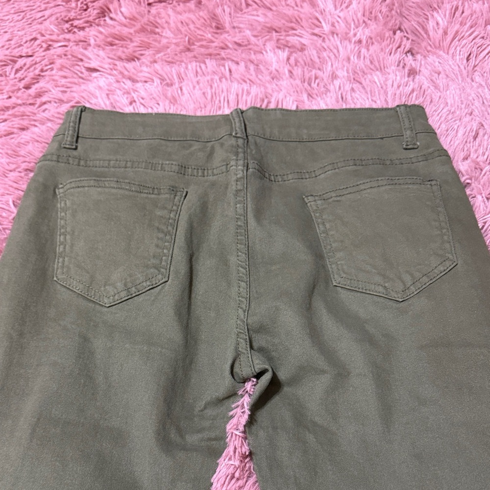 Marshall Boys Olive Green Stretch Jeans - Picture 7 of 7